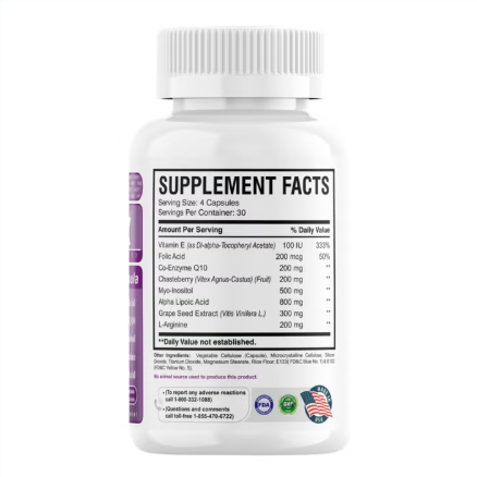 AMS Ova-Max Women's Fertility Supplement - 120 Capsules