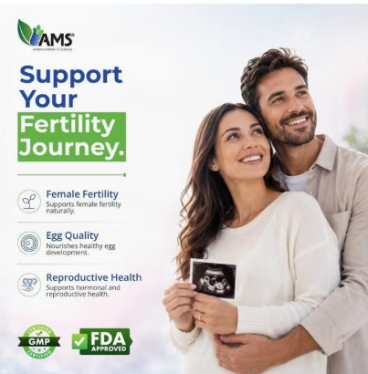 AMS Ova-Max Women's Fertility Supplement - 120 Capsules