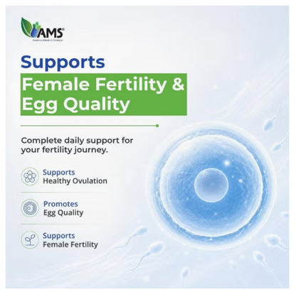 AMS Ova-Max Women's Fertility Supplement - 120 Capsules