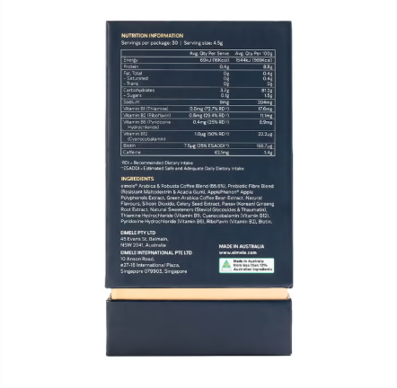 Eimele Pro-Tabolism Plus Coffee Powder - 30 Sachets