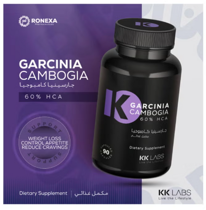KK Labs Garcinia Cambogia 60% HCA - 90 Capsules