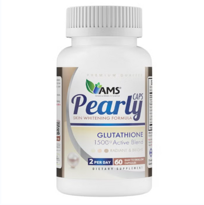 AMS Pearly Glutathione Capsules, 60 Capsules
