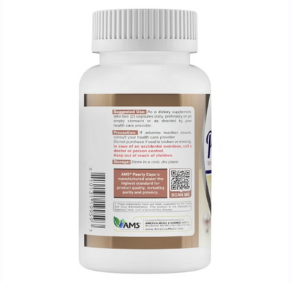 AMS Pearly Glutathione Capsules, 60 Capsules