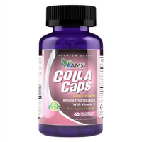 AMS Collacaps Collagen & Vitamin C, 60 Coated Caplets