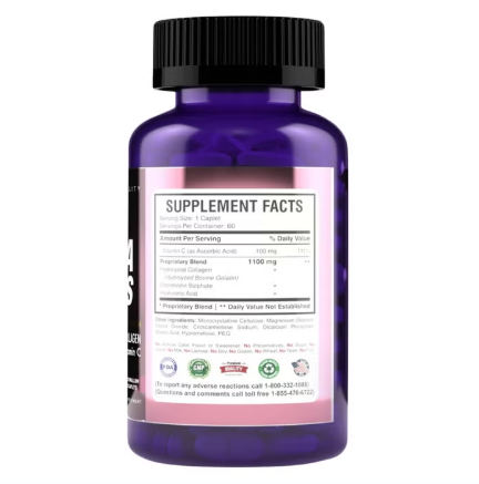AMS Collacaps Collagen & Vitamin C, 60 Coated Caplets