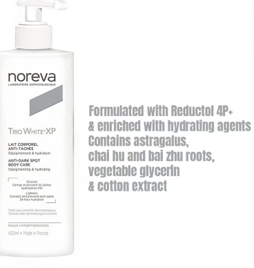 Noreva Trio White XP Anti-Dark Spot Body Care Lotion 400ml