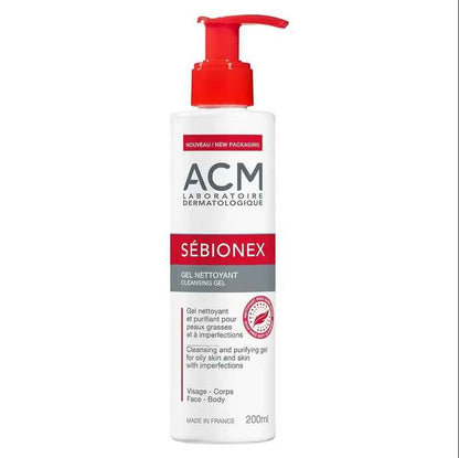 Acm sebionex cleansing gel for oily and acne-prone skin 200ml