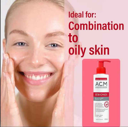 Acm sebionex cleansing gel for oily and acne-prone skin 200ml