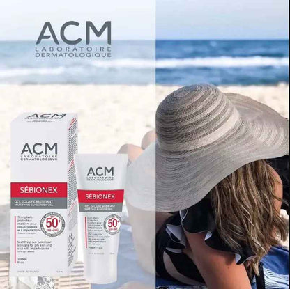 Acm sebionex spf50+ mattifying sunscreen gel 40ml