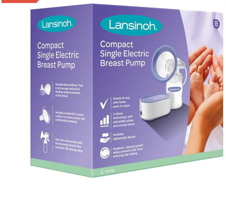 Lansinoh Compact Single Electric Breast Pump