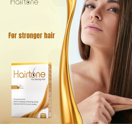 Eva Pharma Hairtone Capsules With Biotin For Strong Hair, Pack of 60's