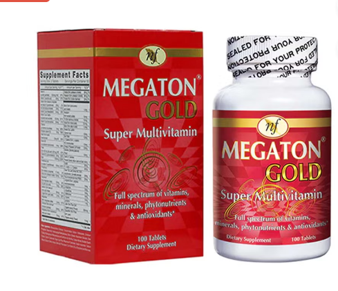 Natural Fervor Megaton Gold Super Multivitamin Supplement Tablets, Pack of 100's