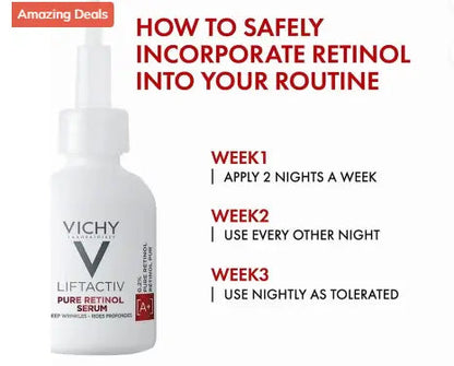 Vichy Liftactiv 0.2% Pure Retinol Specialist Deep Wrinkles Face Serum 30ml Vichy