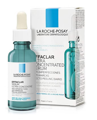 La Roche-Posay Effaclar Ultra Concentrated Anti-imperfection Serum With Salicylic Acid, Glycolic Acid & Niacinamide For Oily & Acne Prone Skin 30ml La Roche Posay