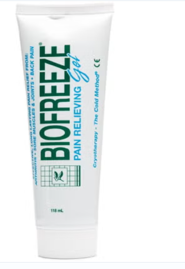 Biofreeze Pain Relief Gel For Muscle & Joint Pain, Temporary Pain Relief  With Soothing Menthol 118ml Biofreeze
