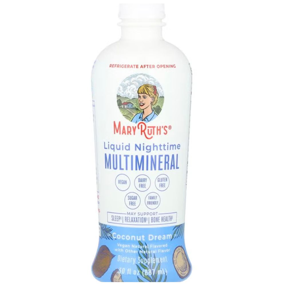 Mary Ruth's Multimineral, 887 Ml, Coconut Dream, Supports bone, muscle, and nervous system health Mary Ruth's