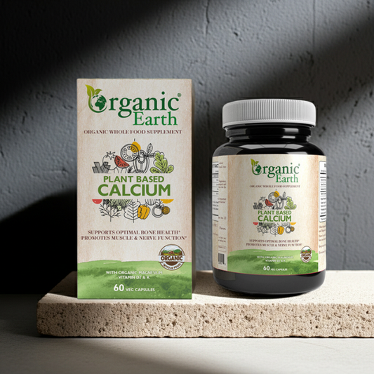 Organic Earth Plant Based Calcium - 60 Capsules