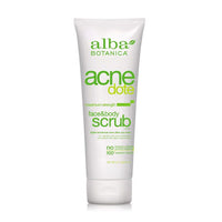 Alba Botanica Acnedote Face Body Scrub 8 Oz