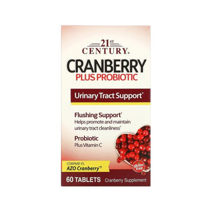 21st Century Cranberry Plus Probiotics 60 Tablets
