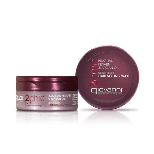 Giovanni 2 Chic Keratin & Argan Ultra Sleek Hair Styling Wax Giovanni