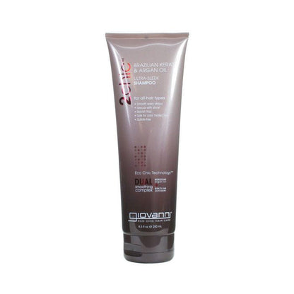Giovanni 2Chic Keratin & Argan Ultra Sleek Shampoo - 250ml Giovanni