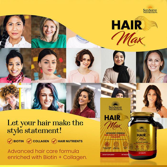 Sunshine Sunshine Nutrition Hair Max 100 Tablets - Image 6