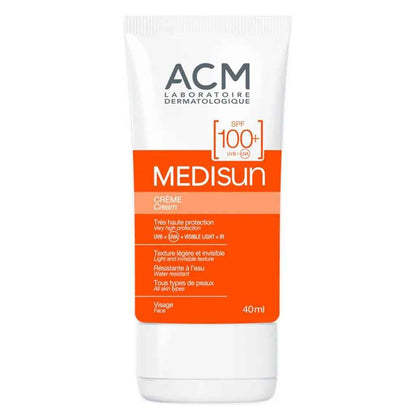Acm medisun spf100 face sunscreen cream for sun protection 40ml