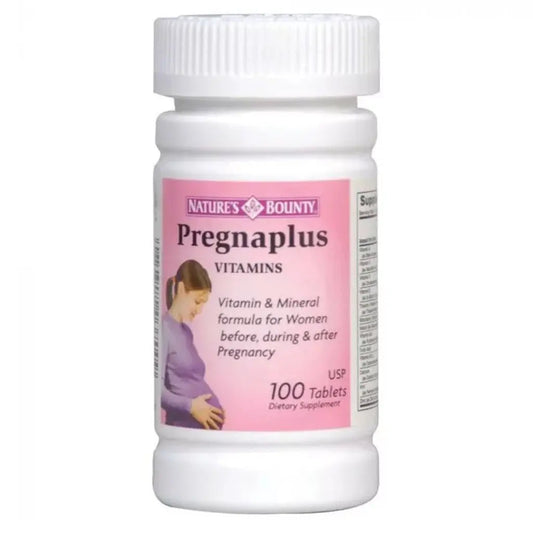 Nature's Bounty Pregnaplus Vitamins Tablets 100's Nature's Bounty