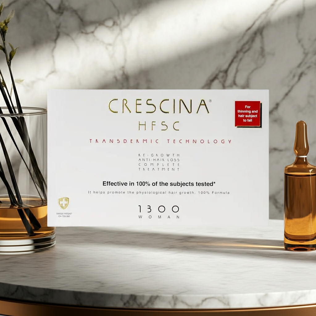 Crescina Crescina HFSC Transdermic 1300 – Advanced Hair Regrowth Vials for Women (20 Vials) - Image 2