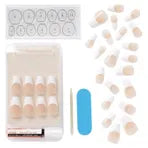 Kiss Salon Acrylic French Nails Medium Coffin KSA16C 29g