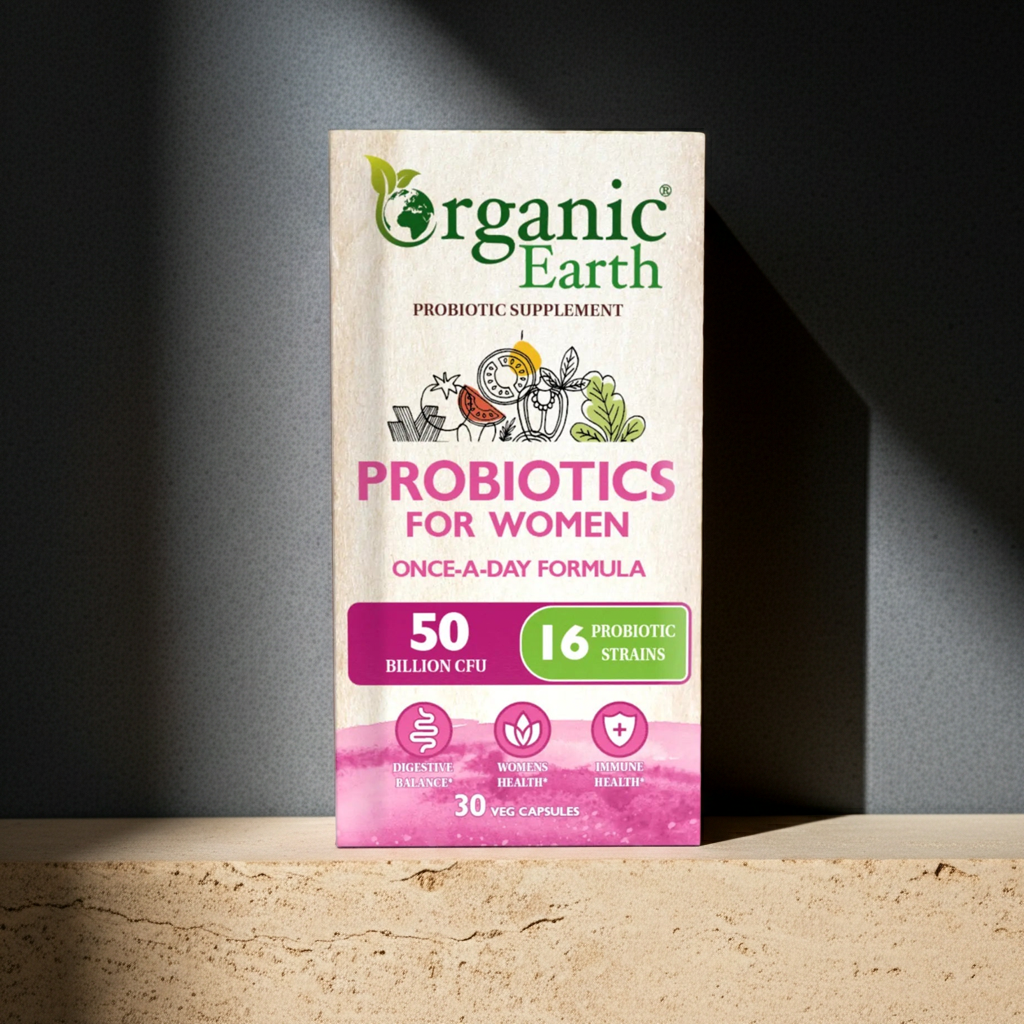 Organic Earth Probiotics For Women Cap 30s