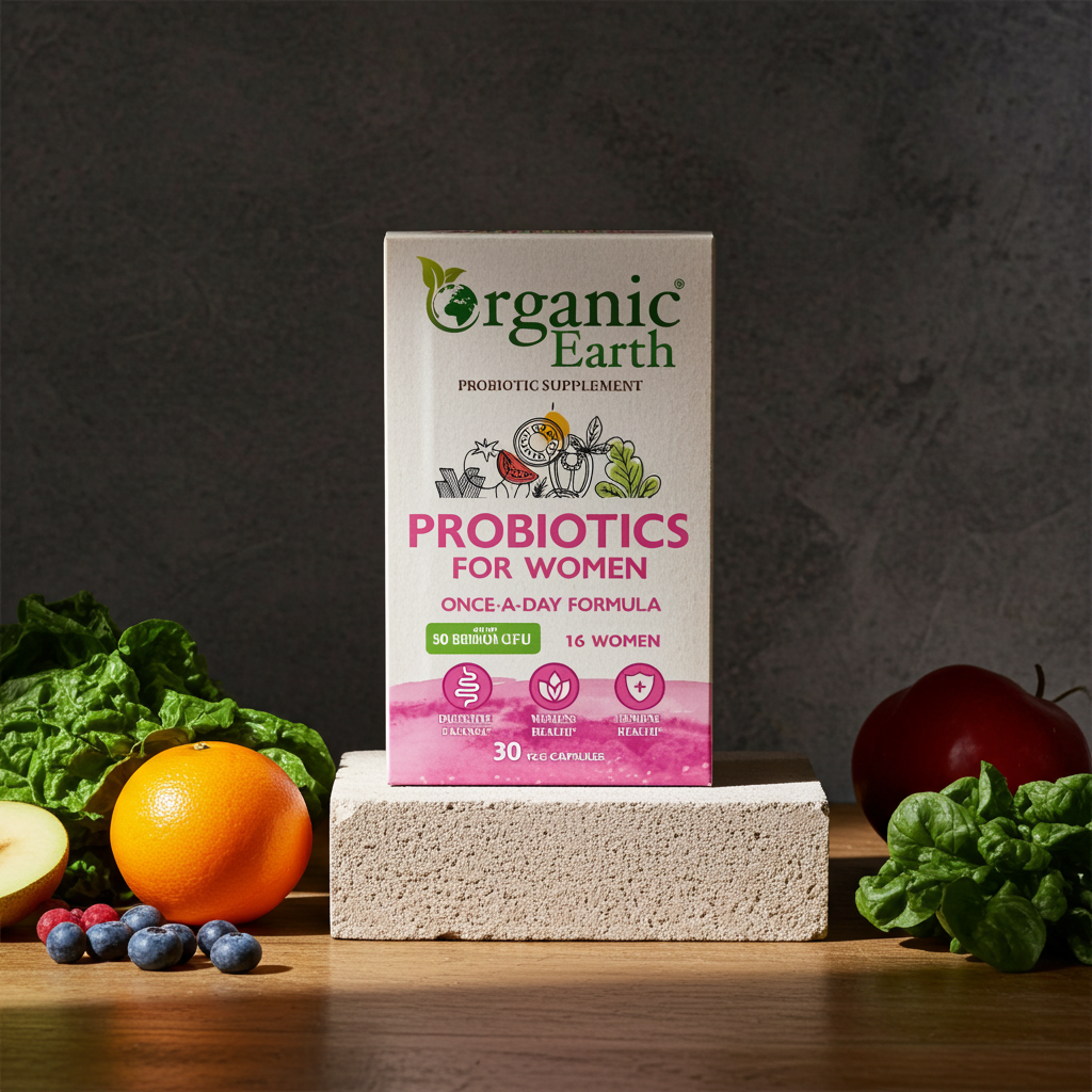 Organic Earth Probiotics For Women Cap 30s