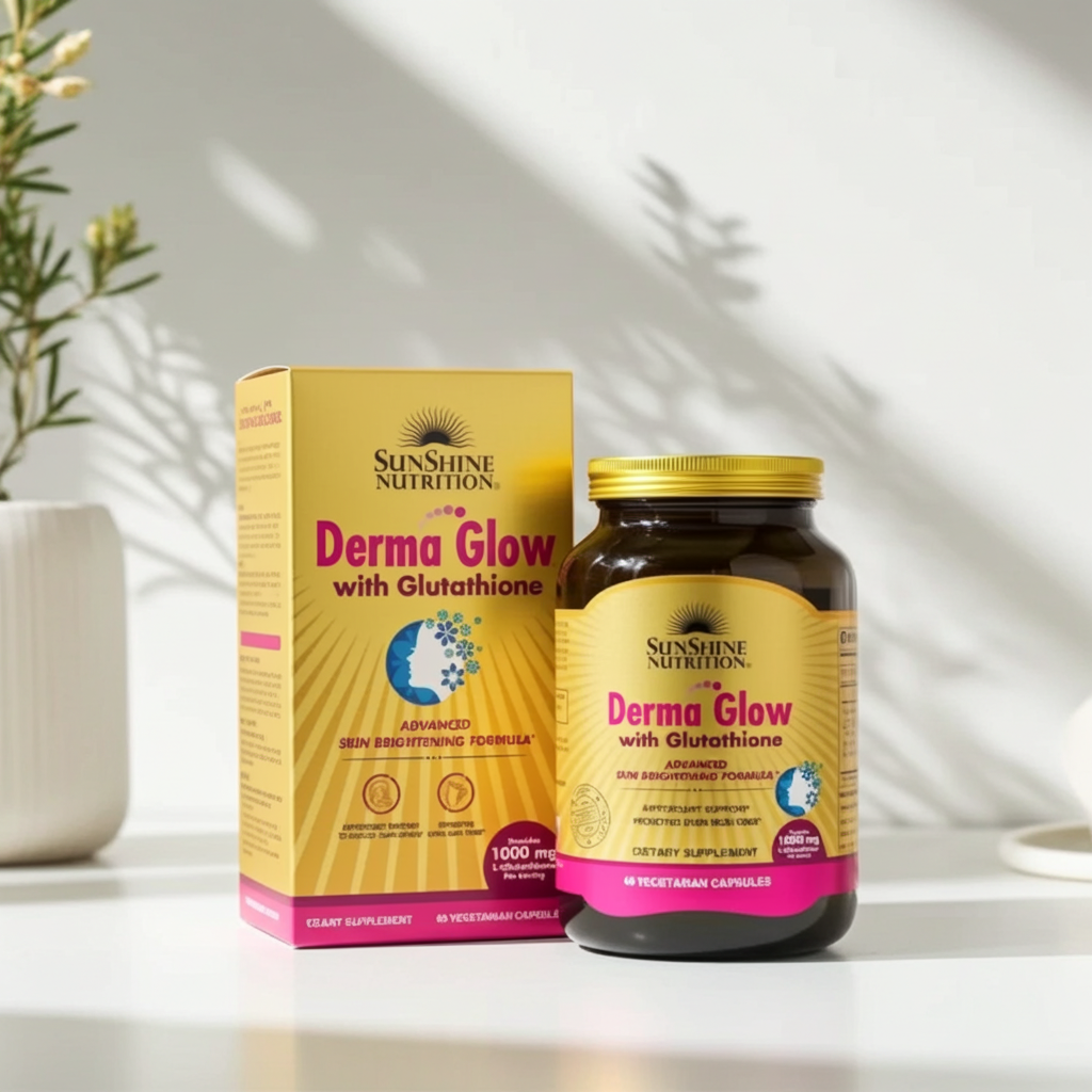 SUNSHINE NUTRITION Derma Glow with Glutathione 1000mg Cap 60s Sunshine Nutrition