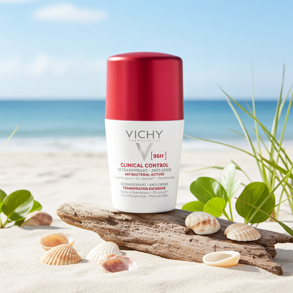 Vichy 96 Hour Clinical Control Dry Touch Anti-Odour Deodorant Roll-On For Women 50ml