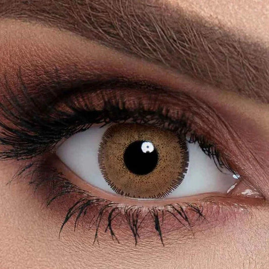 One Pair Color Contact Lenses for Single Use | Sama One-Day Lenses (Brown Gray) Sama