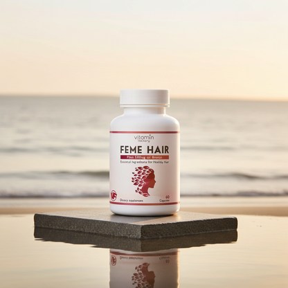 Feme Hair Growth Supplement - 60 Capsules | Premium Formula Vitamin Factory