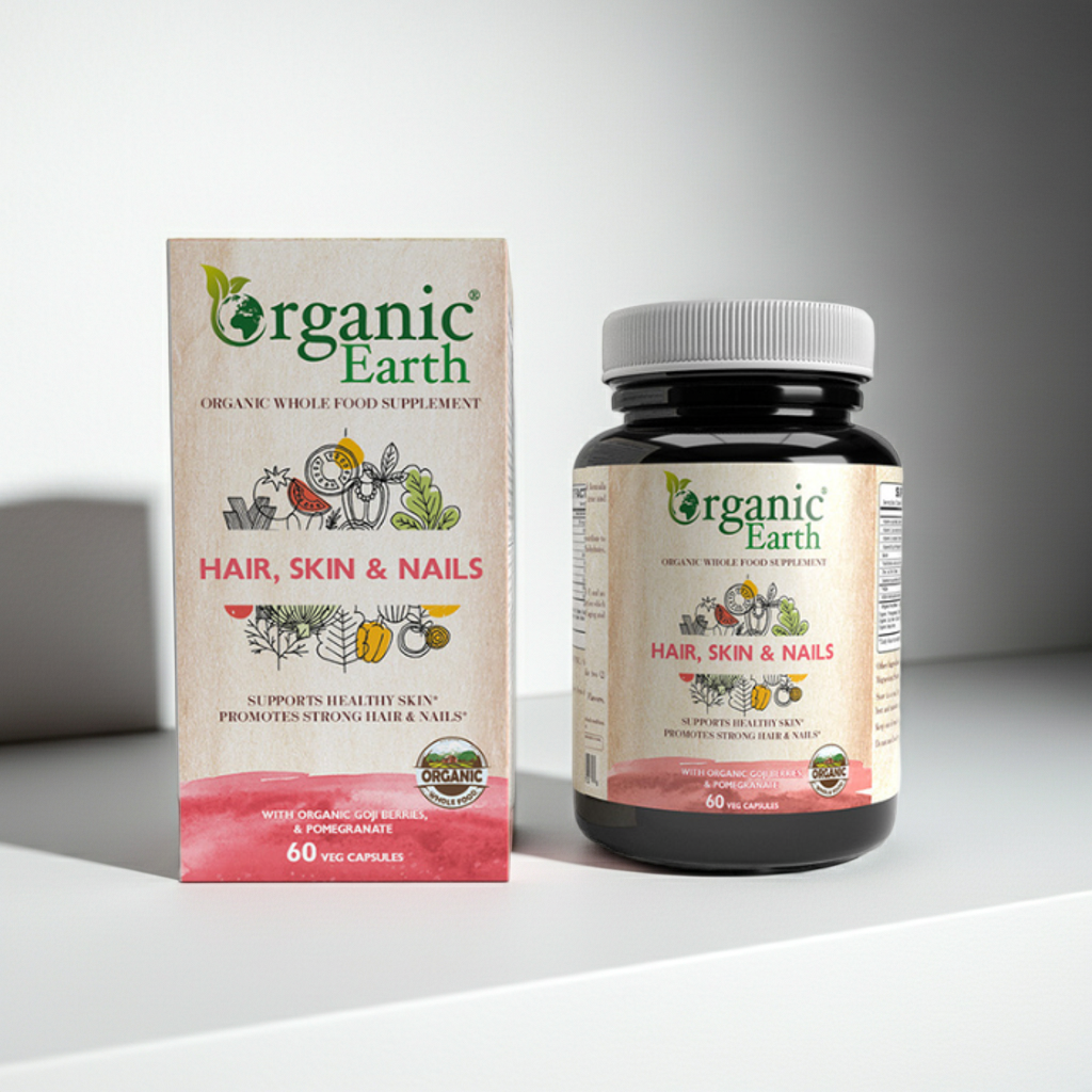 Organic Earth Hair Skin & Nails 60 Capsules