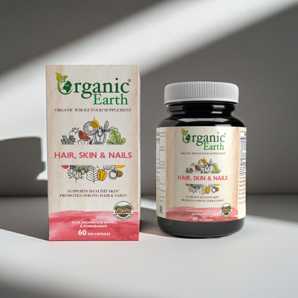Organic Earth Hair Skin & Nails 60 Capsules