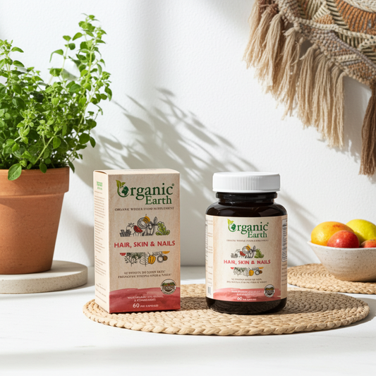 Organic Earth Hair Skin & Nails 60 Capsules