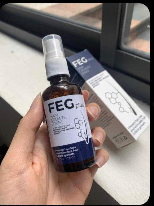 FEG Plus Hair Growth Serum +  Hair Roller