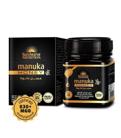 Sunshine Nutrition Manuka Honey 830+ MGO 250g