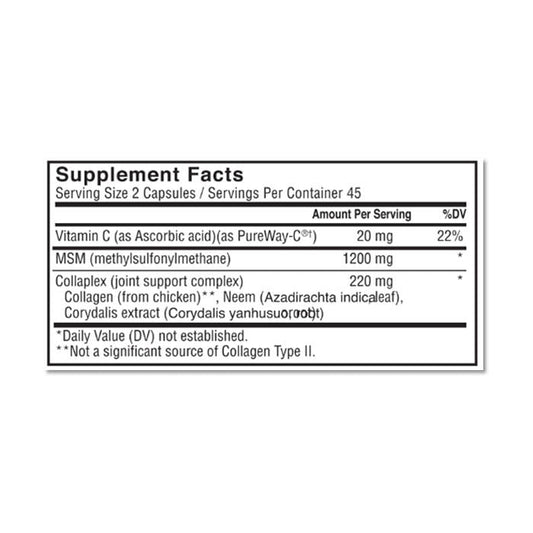 Sunshine Nutrition Mega MSM Capsules 90's