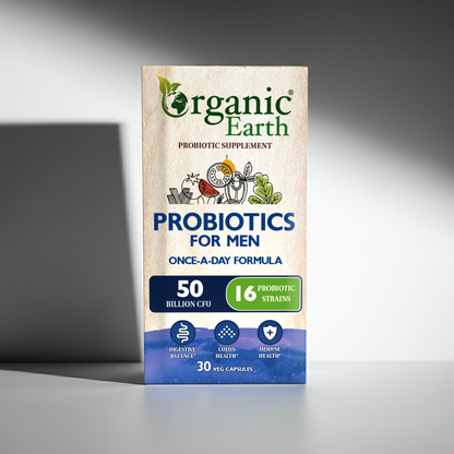 Organic Earth Probiotics for Men Cap 30s