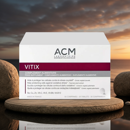 ACM Vitix Tablets, Antioxidant Dietary Supplement For Vitiligo, Pack of 30's ACM